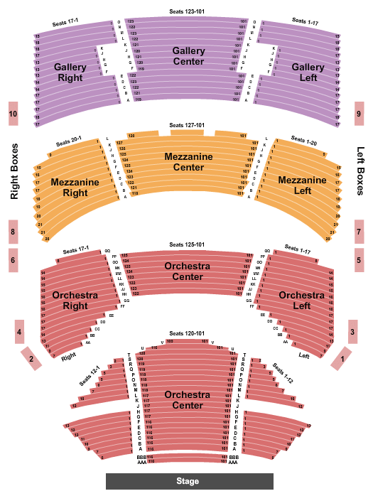 Sarofim Hall The Wiz Seating Chart